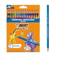 BIC Kids Evolution ECOlutions Coloured Pencils - Assorted, Pack of 36