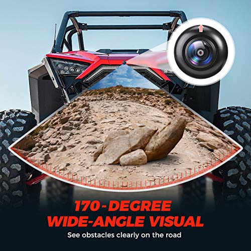 Pro Xp Camera Kit Accessories, Kemimoto Hd Wide-Angle Turbo Front Camera For Factory Installed 7" Ride Command Compatible With Polaris Rzr Pro Xp Turbo 1000 900 Pro R (Ip67 Waterproof) #TOP1