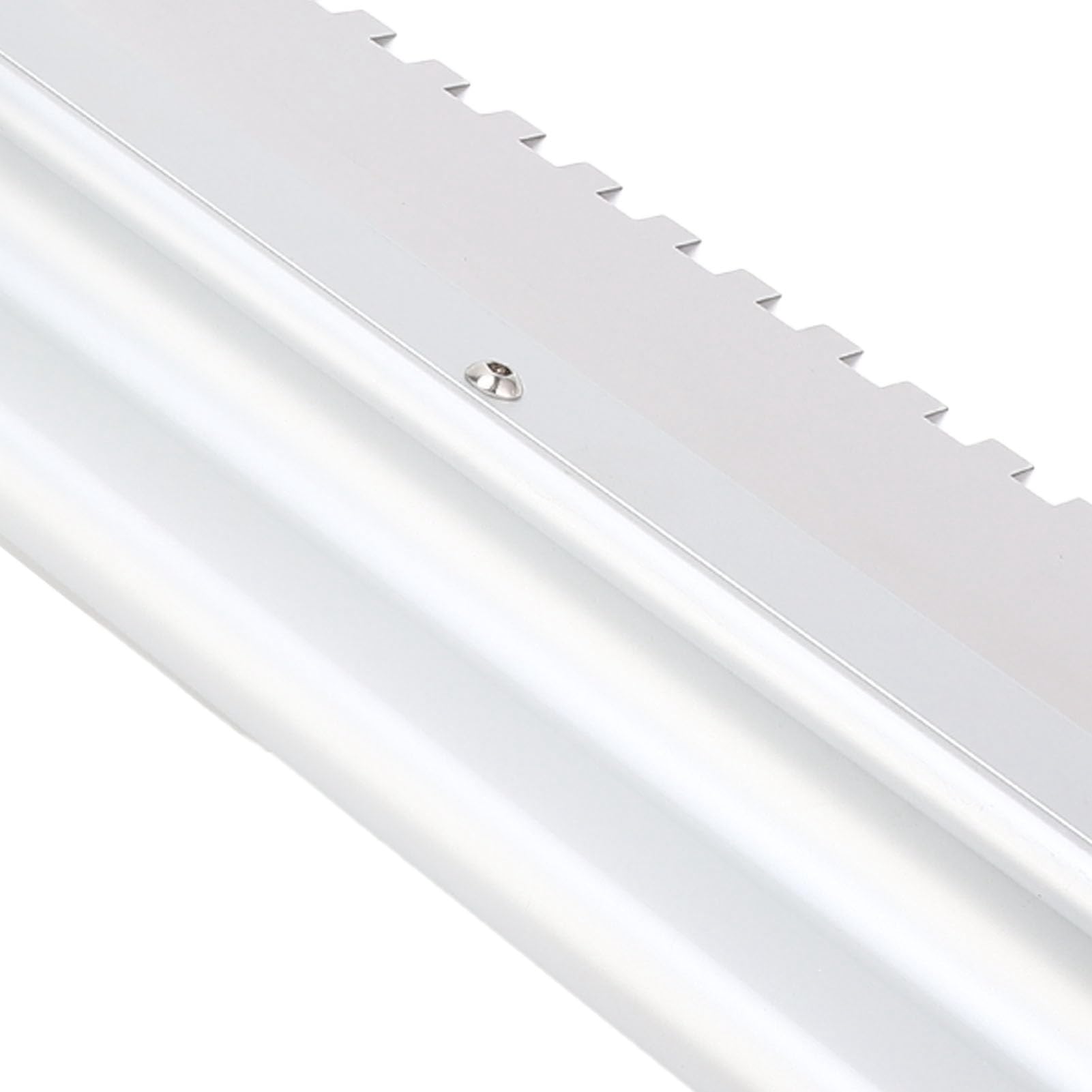 Alomejor Paleta de Muesca Cuadrada Esparcidor Adhesivo de Aleación de Aluminio de Acero Inoxidable Duradero para Suministros de Azulejos para Contratistas Profesionales Artesanos (24 pulgadas)