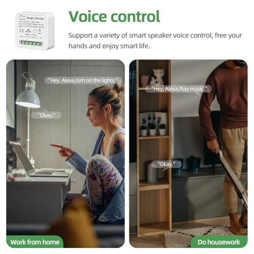 Image of Heavy Duty WiFi Smart Timer Switch 16A | Geyser Water Heater Control | Voice Alexa Google Home | Energy Saving Auto Schedule | cool smart home devices