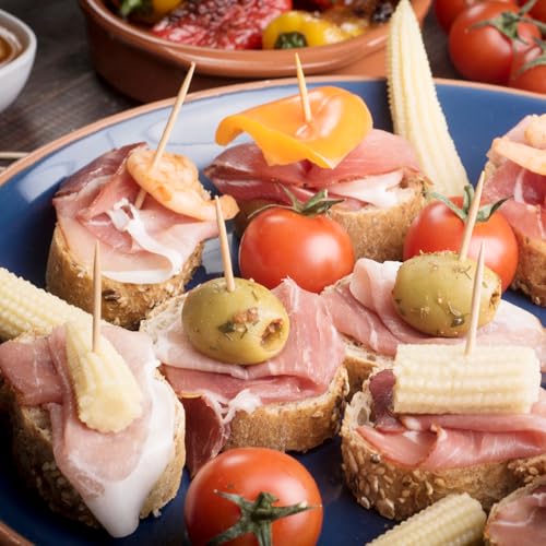 image for BLUE TOP 2000PCS 2.5 Inch Bamboo Individually Cello Wrapped Round Toot