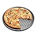 Non-stick powlekana Pizza Perforowana Płótna pizzy ze stali węglowej Płytka do kuchni Gill grill Party Pizza Tace do Piekarników Piekarnik Tace Non Stick Pizza Steel Piekarnik (Color : 32cm)