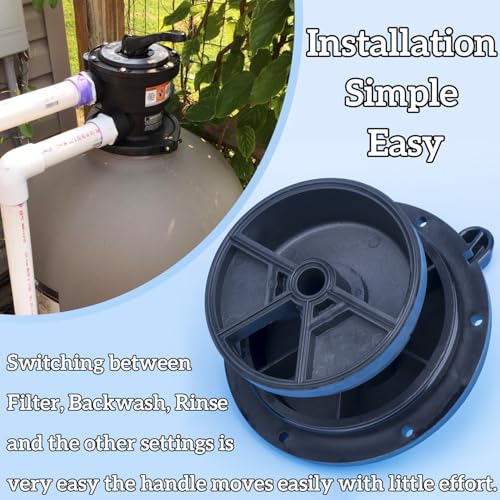Sharutia SPX0714BA Key Cover and Handle Assembly Compatible with Hayward SP0714T Variflo Top- Mount MultiPort Valves, Pro Series, VL, HCF and S200 Series Sand Filter System S210S, S220T2 by Sharutia - Used condition - Image 4