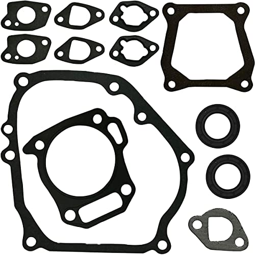 ZAMDOE Dichtungssatz für Honda GX160 GX200 Motoren für Predator 212cc für Coleman Ct200u, mit Zylinderkopf Ventildeckel Vergaser Schalldämpfer Kurbelgehäusedichtung Simmerringe