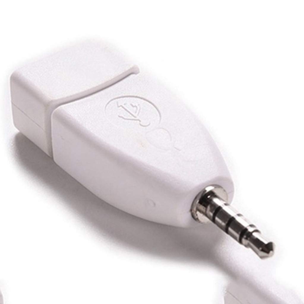 Convertisseur Audio Prise Audio AUX 3,5 mm pour convertisseur Femelle 2.0 pour Adaptateur Audio de Voiture