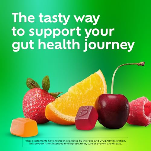 image for Benefiber Prebiotic Fiber Supplement Gummies with Probiotics for Diges