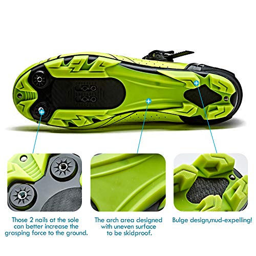 image for Santic Cycling Shoes Men Mountain Bike Lock Shoes MTB Cycling Accessor