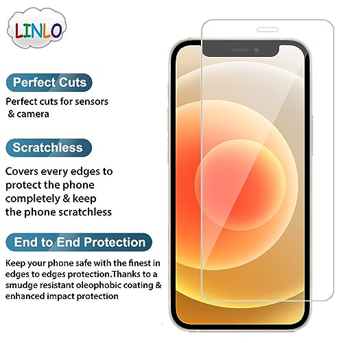 Image of Tempered Glass Screen Protector Compatible for Apple iPhone 12 Mini with Full Screen Coverage; Except Edges and Easy Installation Kit(Transparent), Pack of 1