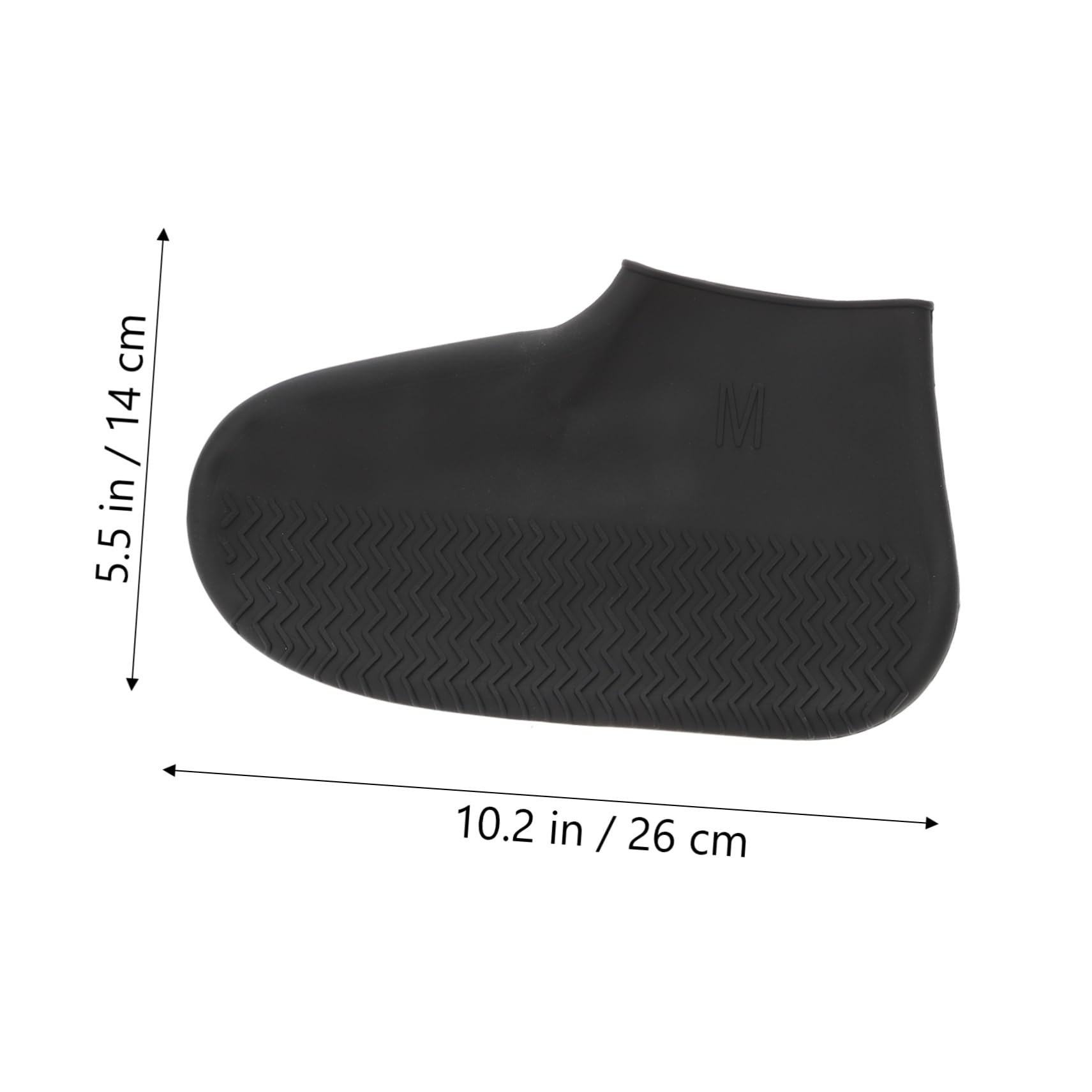 BELLIFFY Rainproof Overshoes 1 Pair Pvc Waterproof Shoe Covers for Outdoor Activities