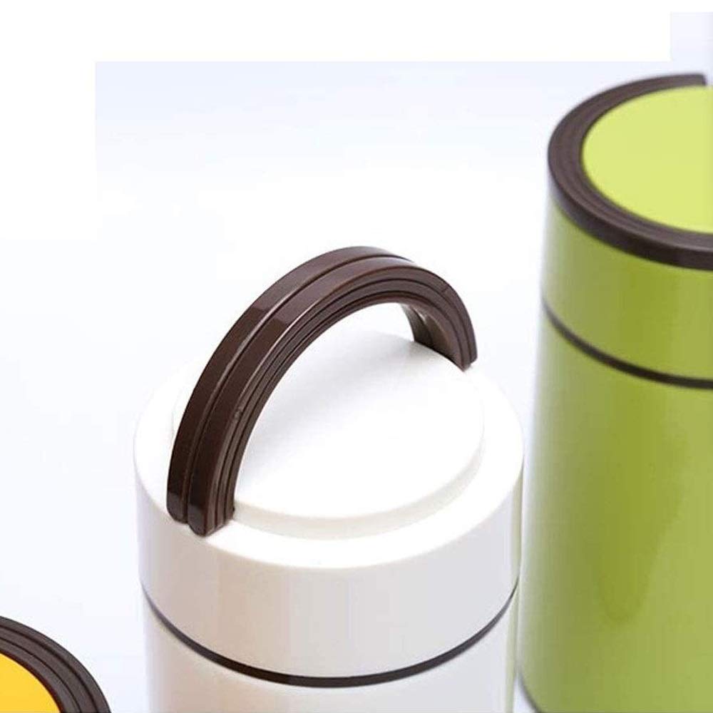 Barril de Aislamiento para lonchera; lonchera; Olla para Quemar; portátil; para Adultos, Estudiantes; solución para el Almuerzo Estilo bento de Doble Espesor Que Ofrece Durabilidad