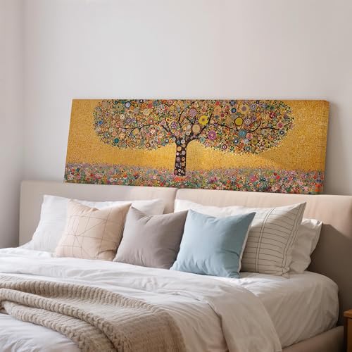 Tableau vintage sur toile grand format pour habiller un mur vide