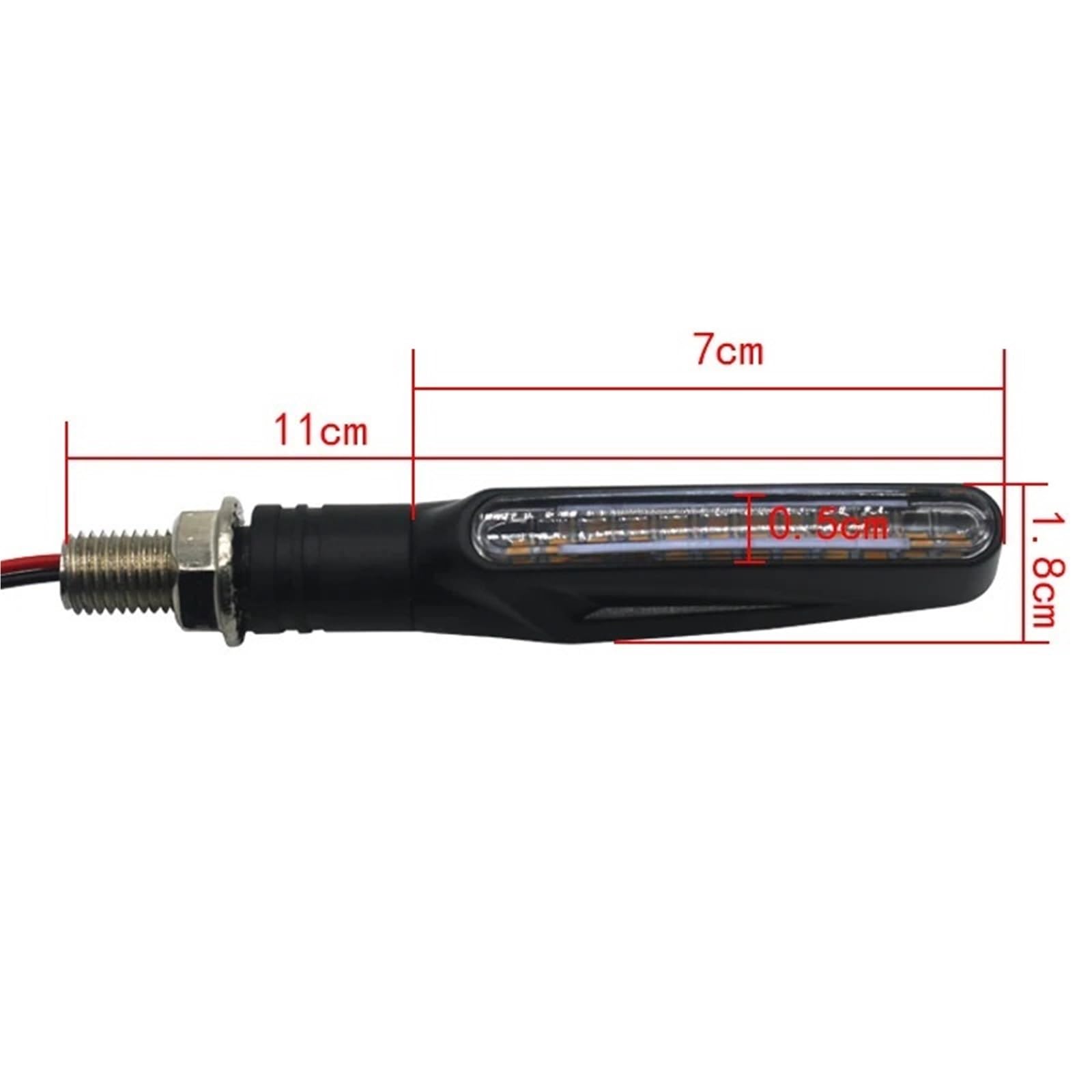 2/1 pezzi per indicatori di direzione per LED per moto