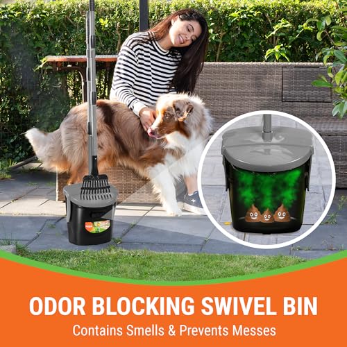image for Pupzle Dog Pooper Scooper with Bag Attachment, 40