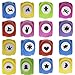 Zuzer Perforatrice Decorativa 16PCS Punzoni di Carta Taglia Carta Decorativi Mini Fustellatrice Perforatrice Decorativa Punzonatrice Carta Punzoni Scrapbooking per Album Biglietti Decorati