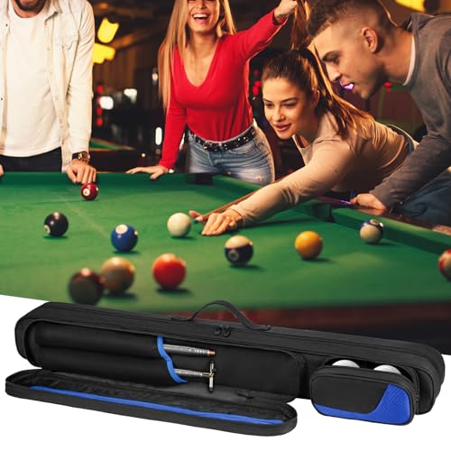 Pool Cue Case, Pool Stick Carrying Case Holds Butts and Shafts, Billiard Cue Bag with Shoulder Straps - Image 7