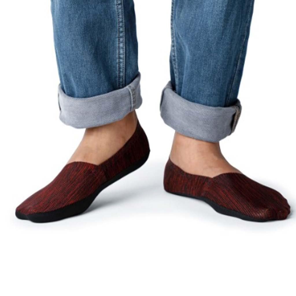 TECPHILE Anti Slip Low Cut No Show Loafer Socks for Men Made with Durable, Breathable, Odorless Material, Textured Print, Sweatproof invisible Sock Anti-Bacterial Seamless Super Soft (Pack of 2) - Image 4 thumbnail