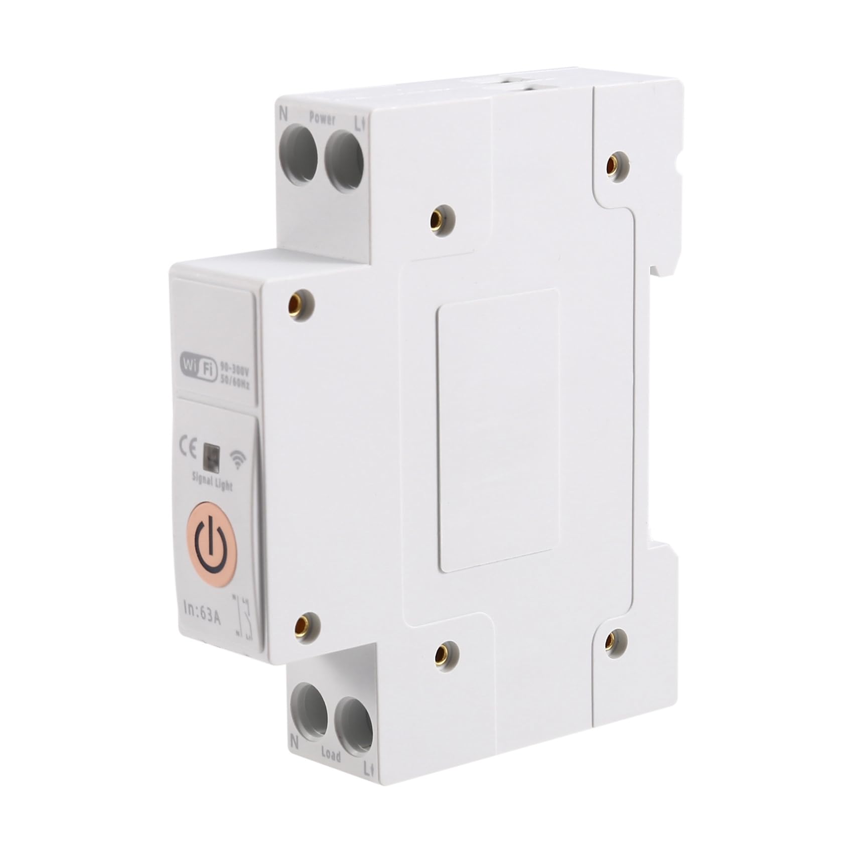 UDSKNV[KSL TUYA WiFi Smart Switch Meter 63A 1P+ N MCB Circuit Breaker Timer Relay Functionality