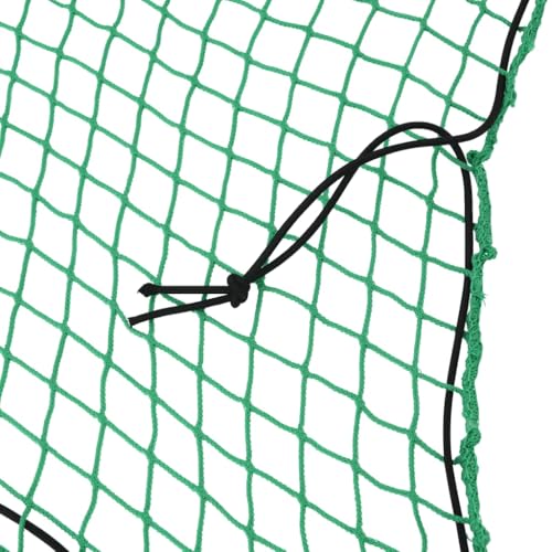 Filet de rangement pour remorque en polypropylène vert avec cordon élastique - 3