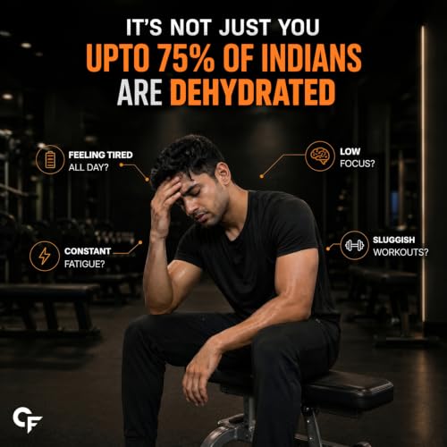 Image of Carbamide Forte Electrolytes Powder - 200g | Hydration Drink Mix with 5 Essential Electrolytes, 400mg Glutamine & Taurine | Electrolytes for Gym, Daily Hydration, Sports, Travel & Workout | Orange Flavour