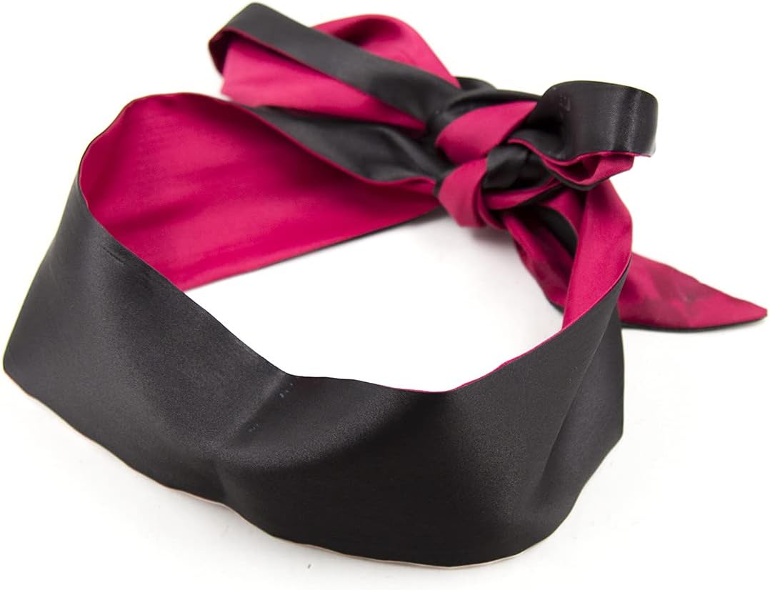 BaronHong Crop Feather Tickler Blindfold,Feather and Lace Eye Mask,Faux Leather Feather Tickler