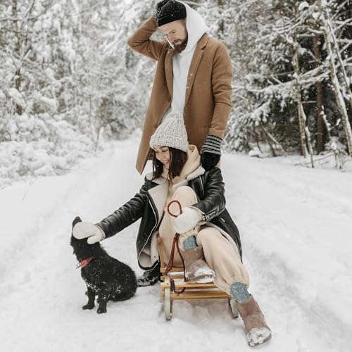 Jeasona Alpaca Wool Socks Women Hiking Socks Warm Winter Thick Gifts for Women Mom4