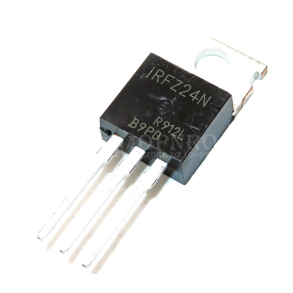 10pcs IRFZ24N IRFZ24 IRFZ24NPBF MOSFET MOSFT 55V 17A 70mOhm 13.3nC TO-220