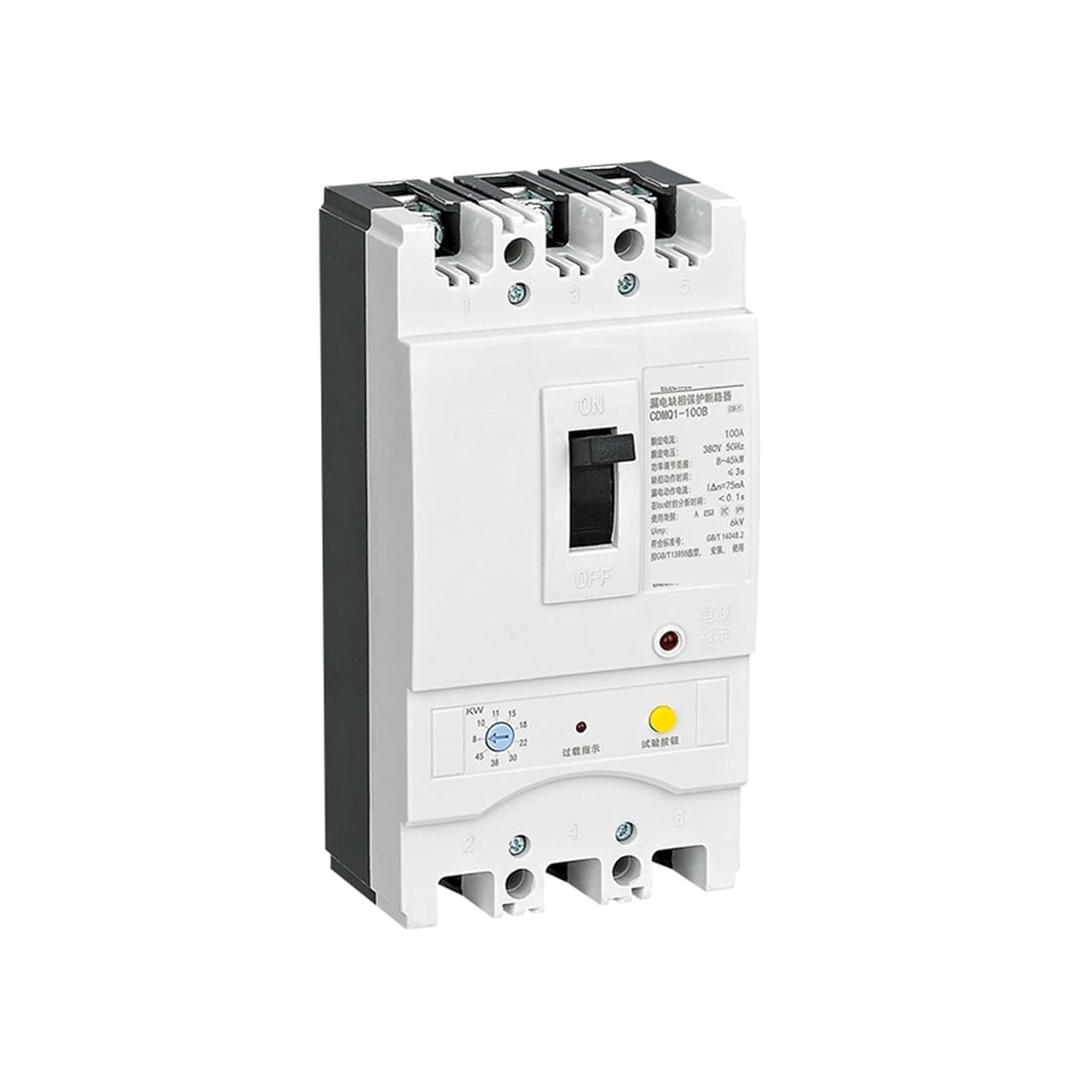 CDMQ1 Water Pump Phase Loss Protector, CDMQ1-100B/3 100A 75mA