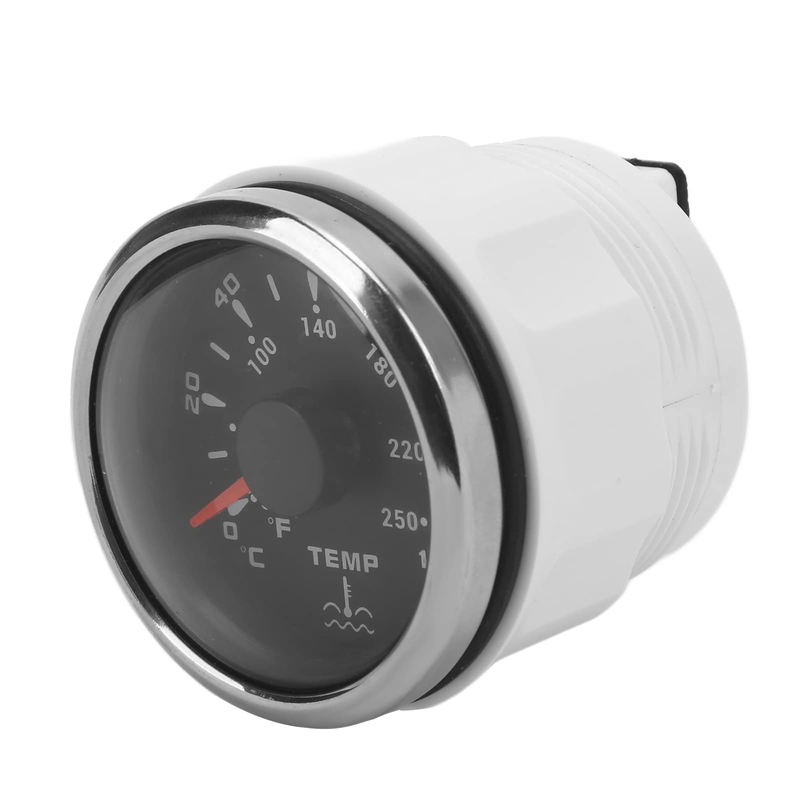 Jauge de Température de L'eau, Indicateur de Température de L'eau Universel de 52 Mm IP67 étanche 1600-22? Jauge de Température de L'eau pour les Bateaux RV(le noir) Autres instruments