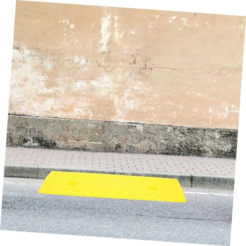 Rampa portátil resistente para bordillo y escalones color amarillo miniatura 7