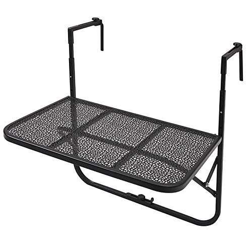 Table suspendue en fer forgé table à manger pliable balcon terrasse