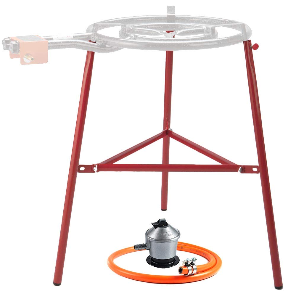 Kit Paellero Plus (Soporte Reforzado Garcima + Regulador y Manguera Kabra)