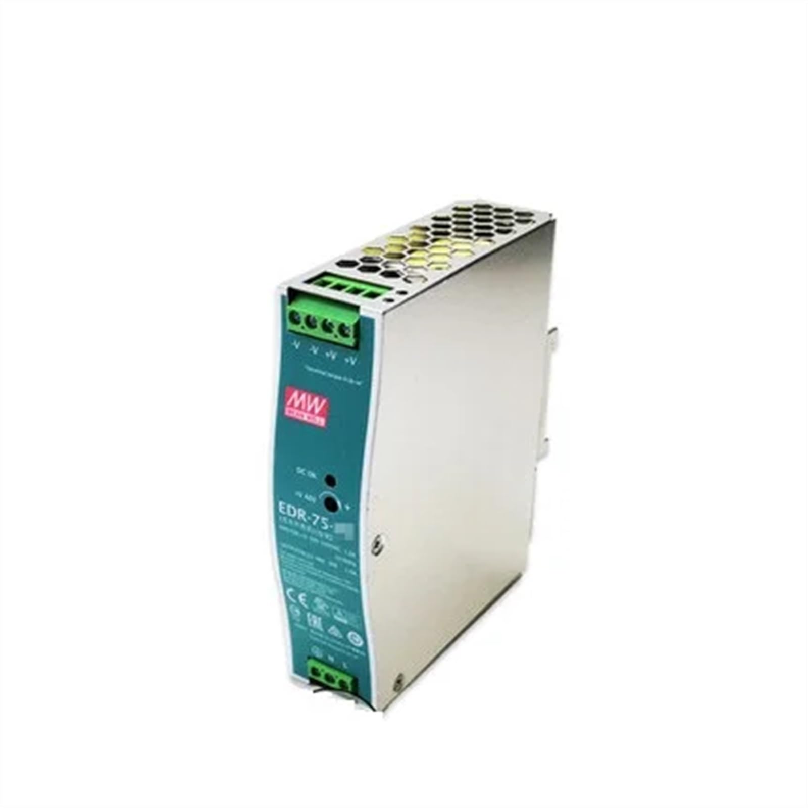 EDR-75-12 Fuente de alimentación industrial de carril DIN de salida única de 75,6 W EDR-75 12 V 6,3 A