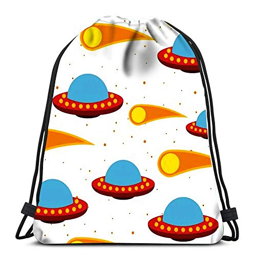 Lmtt Mochilas con cordón Objeto Volador no identificado Diseño de Viaje Totalizador