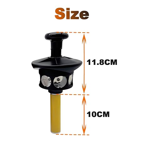 360 Surveying Prism for Trimble with 10cm Extending Pole and Storage Bag,360 Survey Prism for Trimble Total Station Reflector Prism