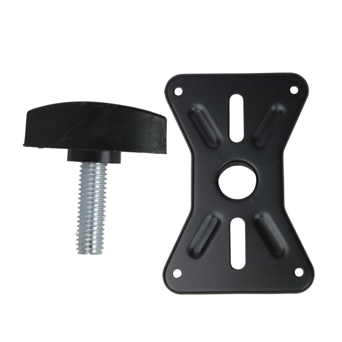 Adattatore Stativi Casse Acustiche Ferro Flangia Basetta Universale Treppiedi 2 Pezzi
