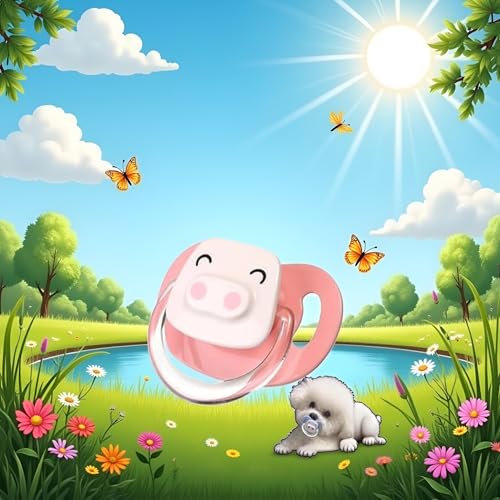 Pet Silicone Calming Pacifier for Small Dogs & Kittens
