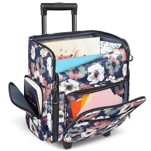 YOREPEK Large Rolling Craft Bag