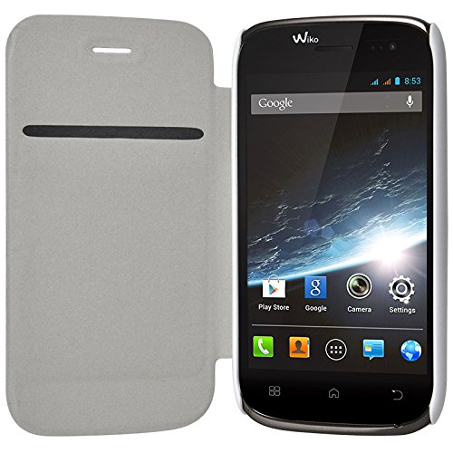 Housse Portefeuille Pour Wiko Cink+ / Cink Plus - Noir, Cuir écologique, Anti-choc