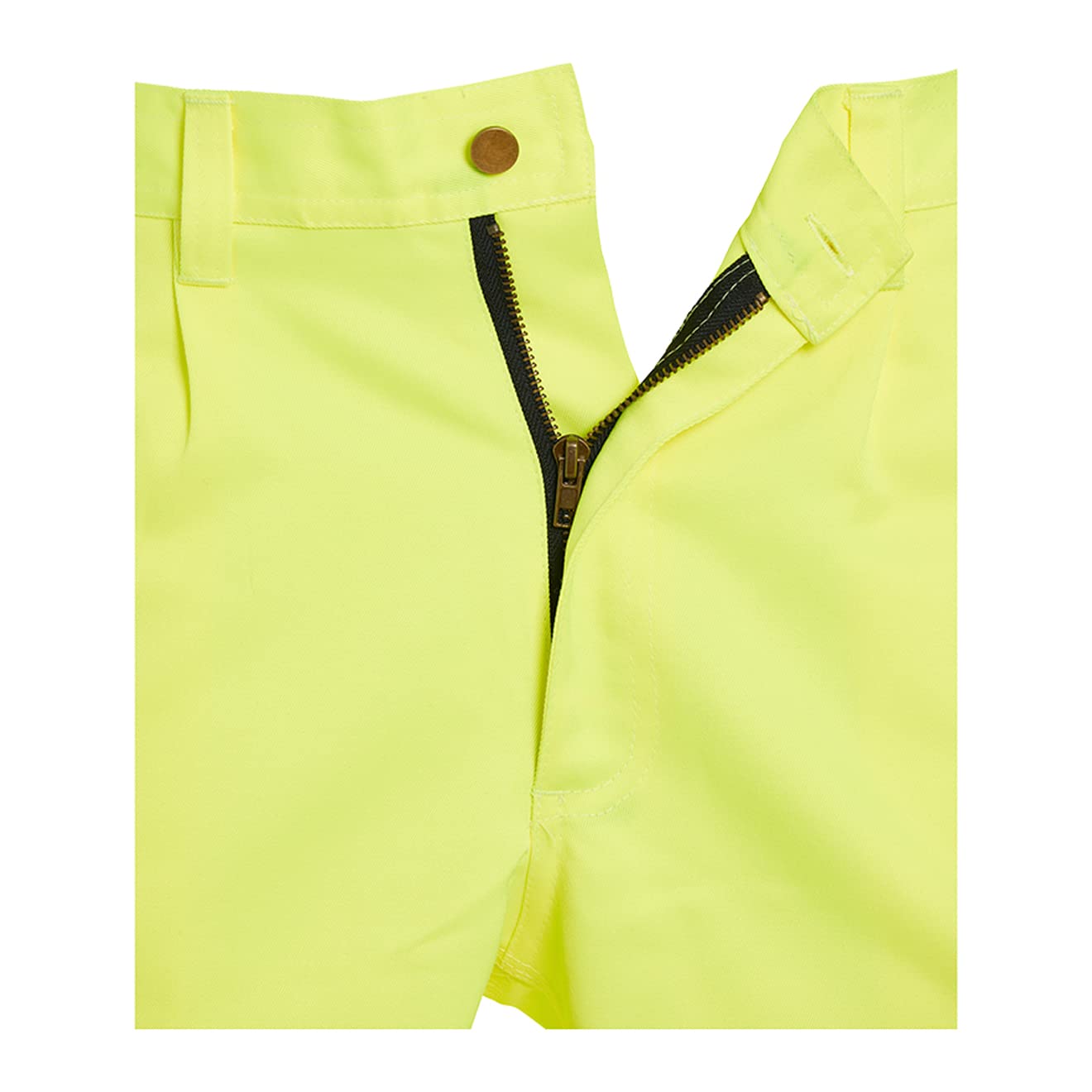 Blackrock Pantalones de polialgodón Amarillo de Alta Visibilidad, Transpirables, Reflectantes, de Alta Visibilidad, con certificación EN