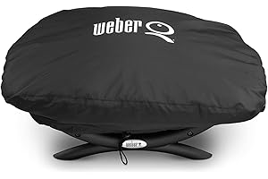 Weber Q 1200 Portable Propane Gas Grill Bonnet Grill Cover