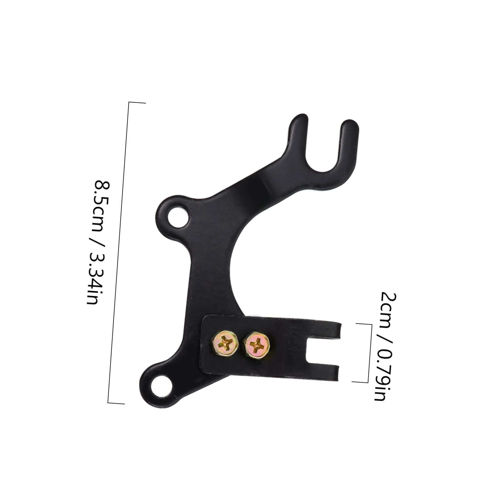 MUSISALY 2Pcs Adjustable Disc Brake Adapter Bracket for Bike Durable Mounting Holder for Bicycle Brake Modification Easy Install for Original Bicycles Without Disc Brake Position