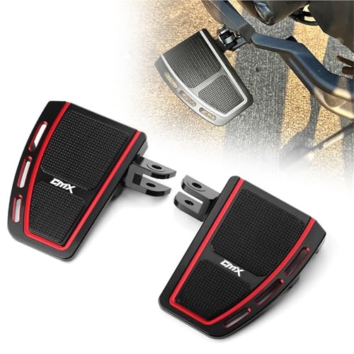 Repose-Pieds Moto Élargis pour Voyager en Confort sur Rebel CMX1100 21-23