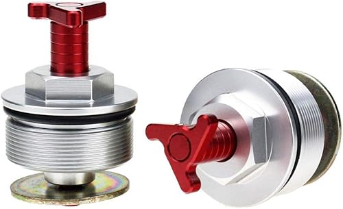 Miniatura 8 de LANBAO Tapas de horquilla de precarga para Yamaha T-MAX500 (2008-2011) XT660R (2004 2005 06 07 08 2009 2010 2011) MT-03 (2006-2012) Tornillos de