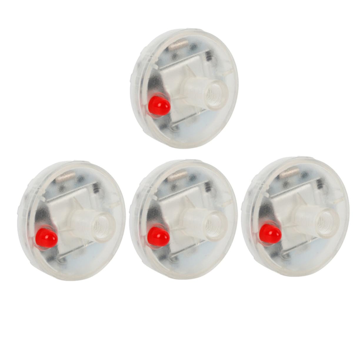 4pcs Solar LED Tire Lights with Flash Modes in Colors Silicone Shell Strobe Wheel Lamps for Car and Motorcycle Safety and Decoration