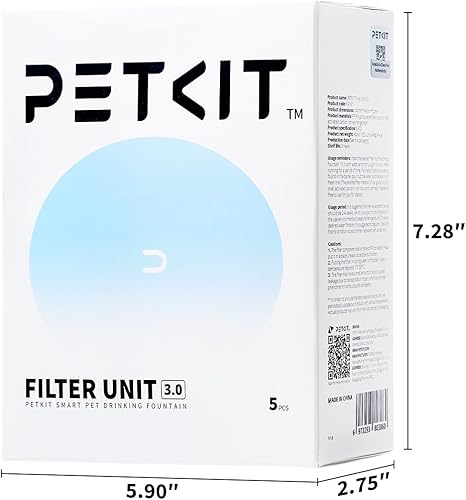 Miniatura 6 de PETKIT Filter Units for EVERSWEET 2 EVERSWEET 3 and CYBERTIAL PUREDRINK Water Fountain Replacement Filters