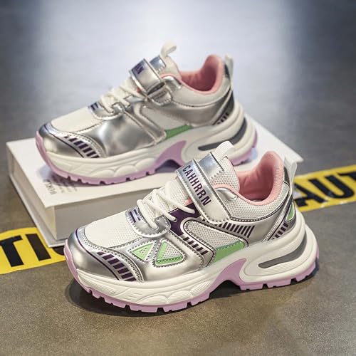 Boys Girls Fashion Sneakers Comfortable Breathable Casual Walking Shoes Non-slip Basketball Shoes Children Outdoor Running Badminton Training Shoes3