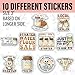 TODOLIA (10Pcs-3in) Sourdough Starter Sticker Pack, Funny Sourdough Bread Baker Sticker, Baking Lover Baker Gift, Bakery Decoration for Jar Water Bottle Laptop Helmet Farm Stand Vehicles