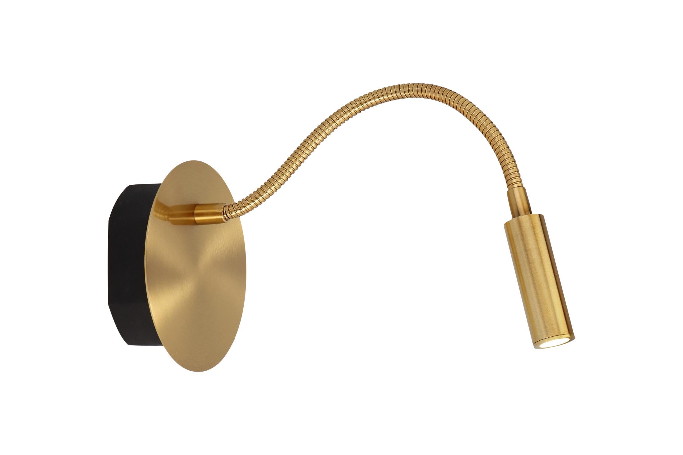 Lucide Gold Jolijn Bedside Wall Lamp - Matt / Diameter : 11Cm Wall Lights