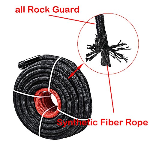 Cable Sintético para Winch Anzio 85ft 20500LBs con Relay 500A miniatura 6