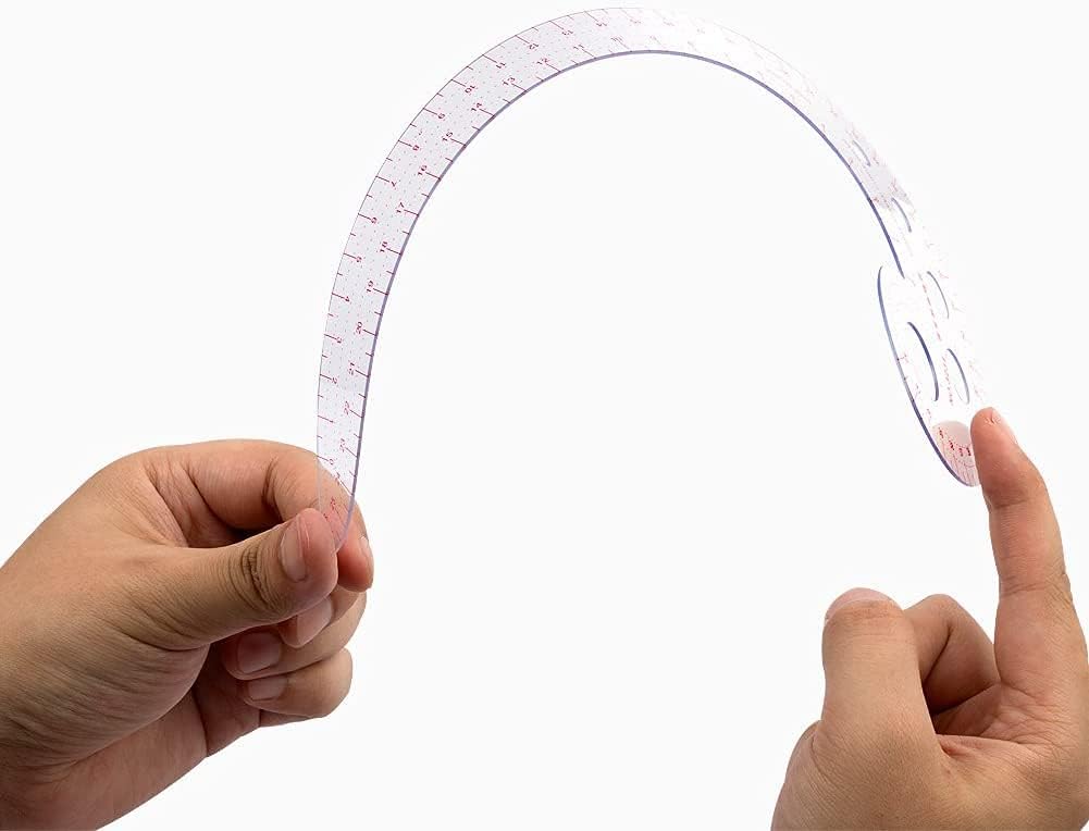 Righello Curvo Per Sartoria E Cucito - Righello Francese 42cm Per Modelli E Design Abbigliamento - Foto 2